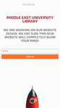 Mobile Screenshot of library.meu.edu.lb